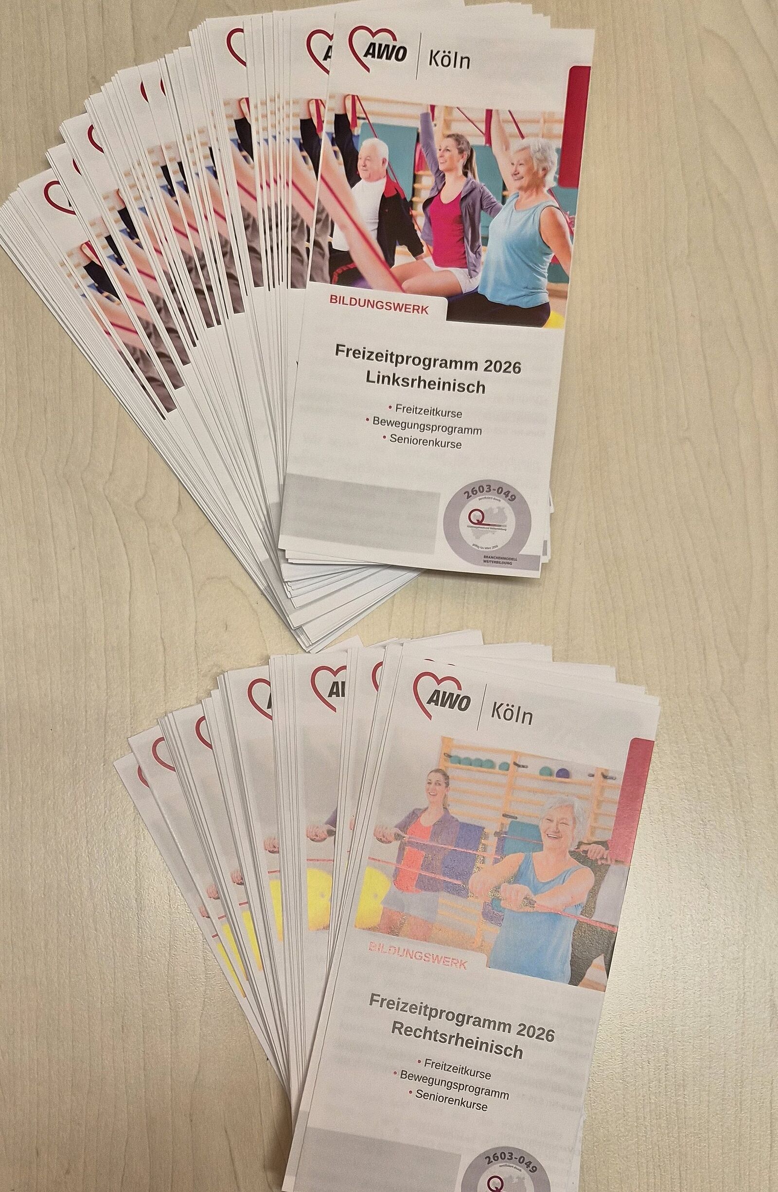 Flyer des Freizeitkurs-Programms 2026 Flyer des Freizeitkurs-Programms 2026